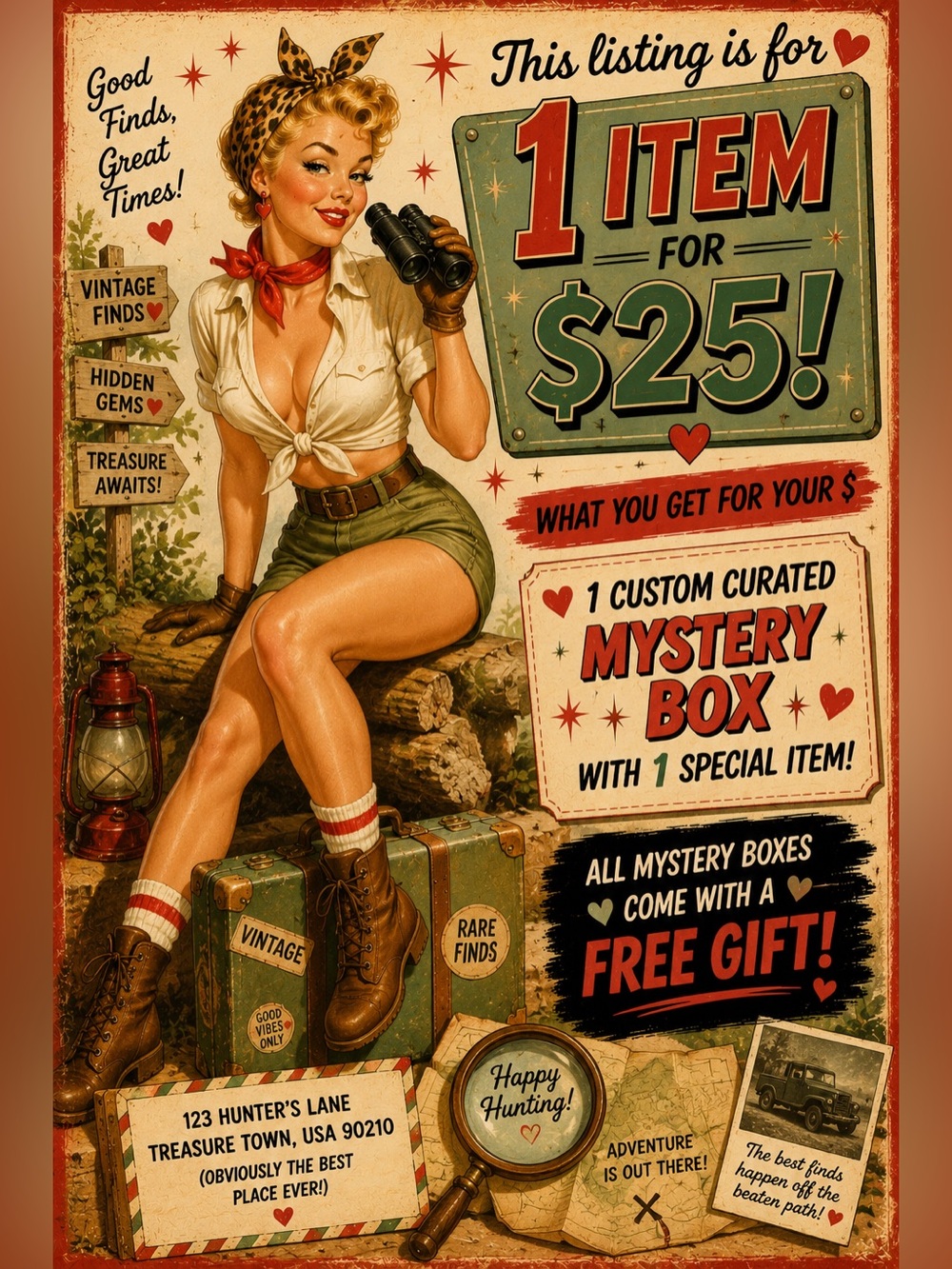 Custom Curated Mystery Box | Personal Shopper | 1 item + Free Gift! 🎁 🔥